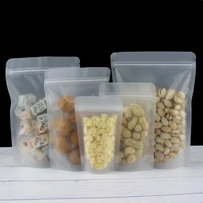 Sachets Zip Alimentaires Réutilisables - Lots de 100