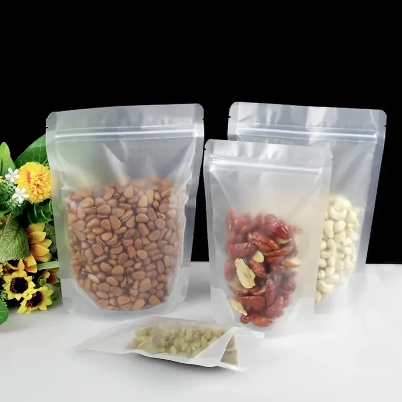 Sachets Zip Alimentaires Réutilisables - Lots de 100
