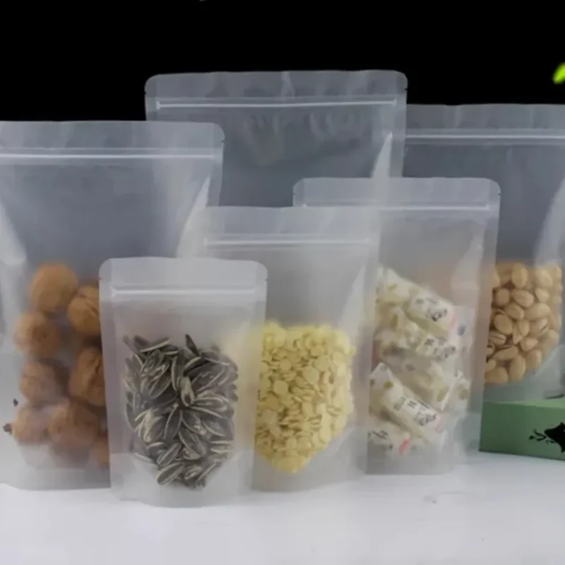 Sachets Zip Alimentaires Réutilisables - Lots de 100
