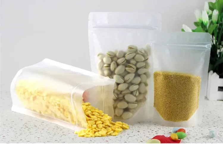 Sachets Zip Alimentaires Réutilisables - Lots de 100