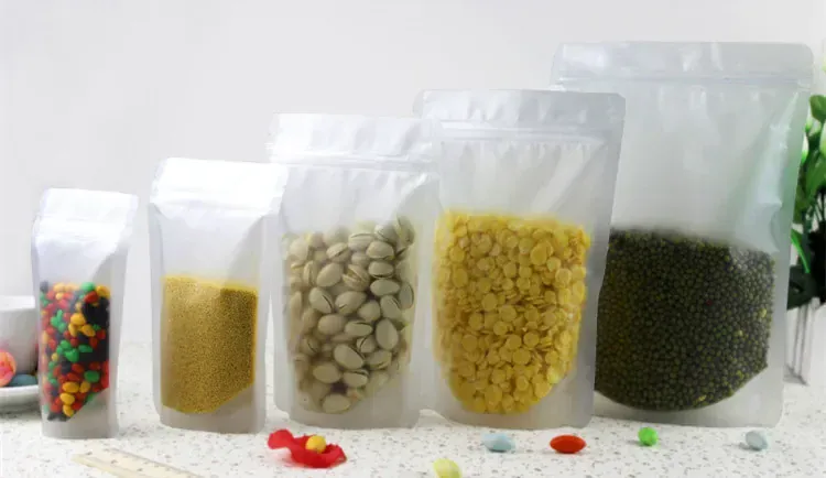 Sachets Zip Alimentaires Réutilisables - Lots de 100