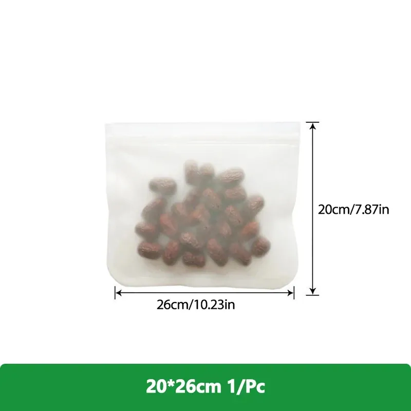 Sachets Silicone Réutilisables Lot de 10 Hermétiques BPA Free