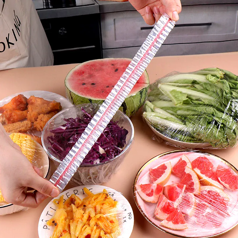 Film Alimentaire Élastique Jetable - Lot de 100 à 600 - 14-35 cm
