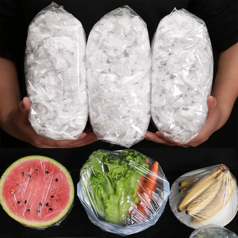 Film Alimentaire Élastique Jetable - Lot de 100 à 600 - 14-35 cm