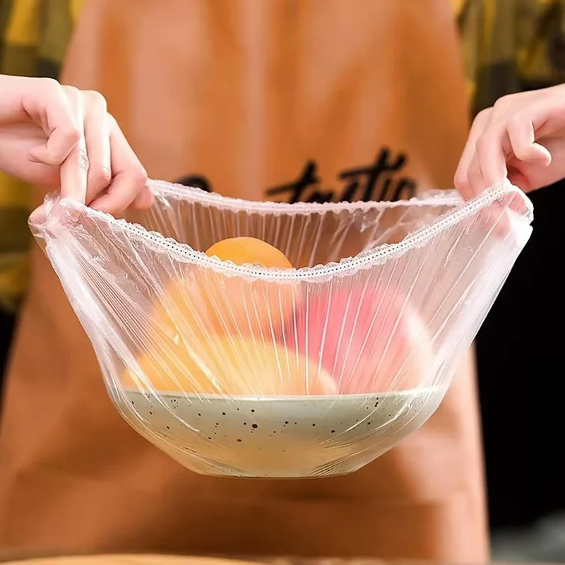 Film Alimentaire Élastique Jetable - Lot de 100 à 600 - 14-35 cm