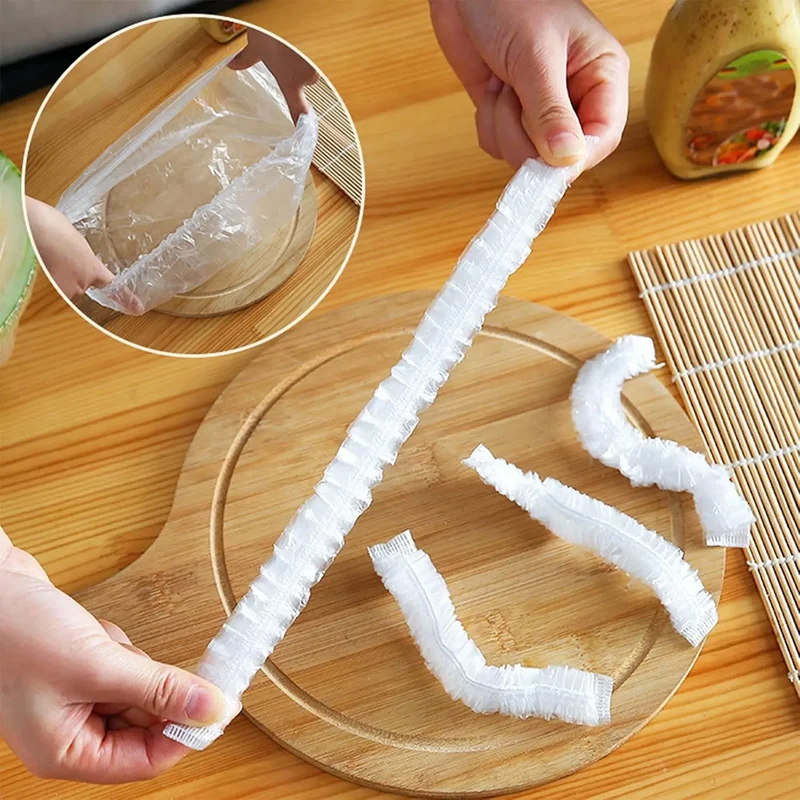 Film Alimentaire Élastique Jetable - Lot de 100 à 600 - 14-35 cm