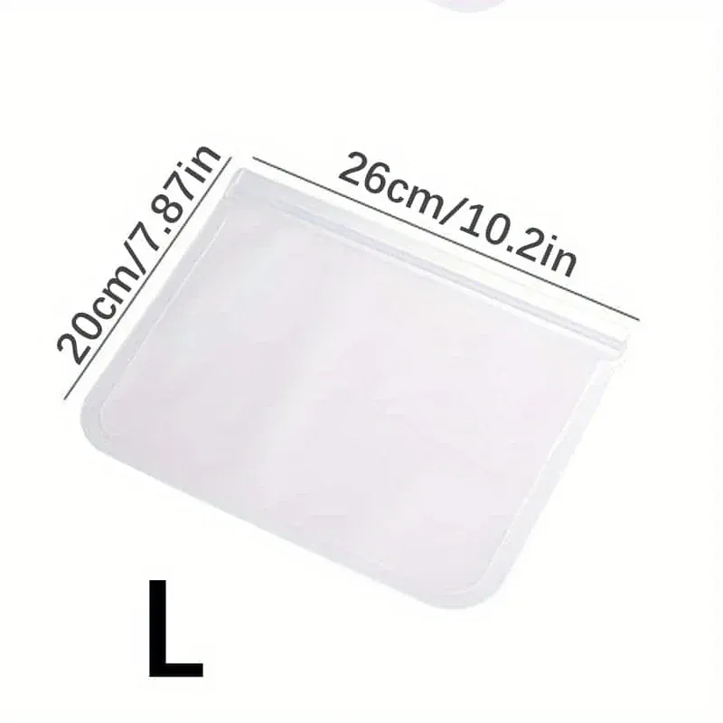 Sachets Silicone Réutilisables Anti-Fuite - Lot de 10 pièces
