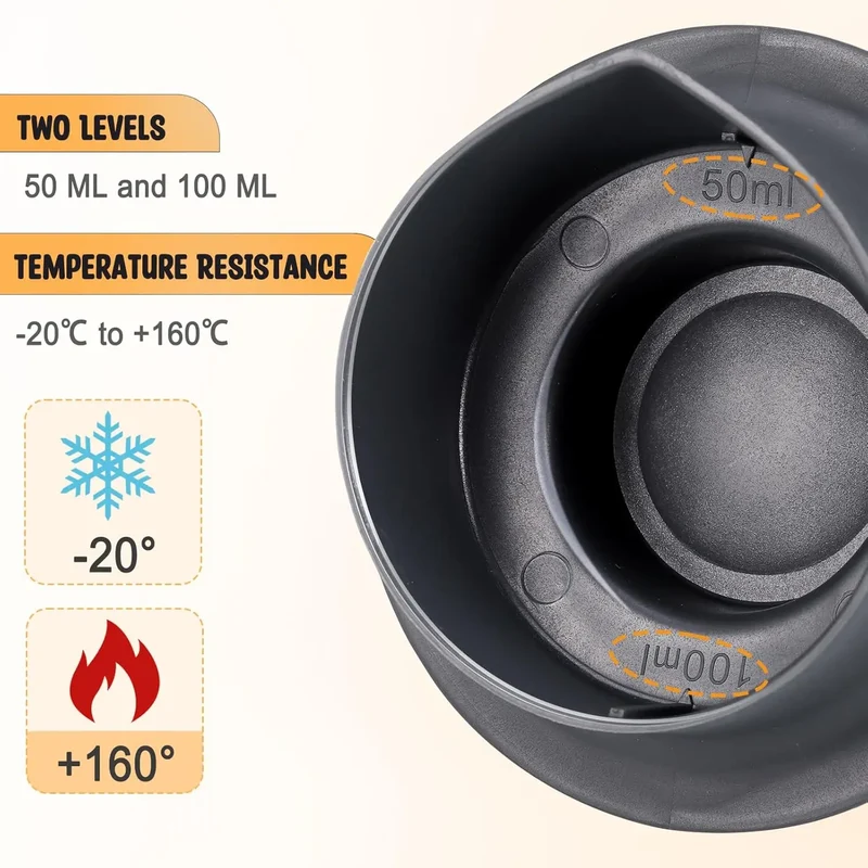 Lid Cap Thermomix 50 ml 100 ml pour TM5 et TM6 - Précision Utilisation