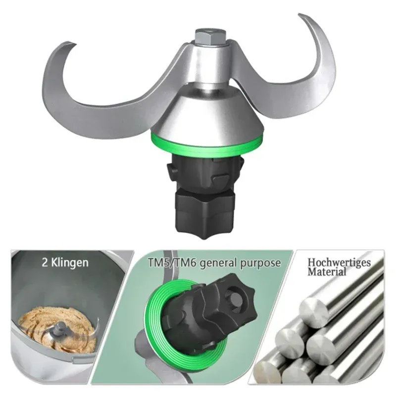 Lame Thermomix Inox pour TM5 TM6 - Remplacement Pâtisserie