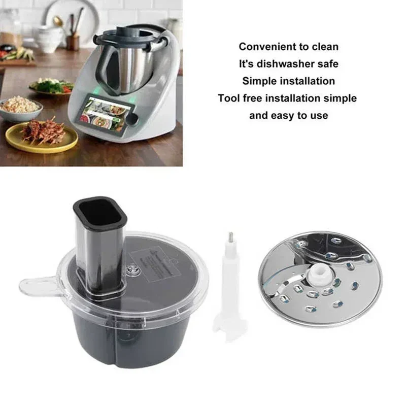 Kit Découpe et Râpe pour Thermomix TM5 TM6 – Conteneur avec Disque Inox