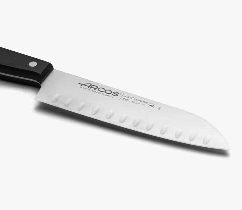 Cuchillo Santoku con Alveolos Serie Universal 170 mm
