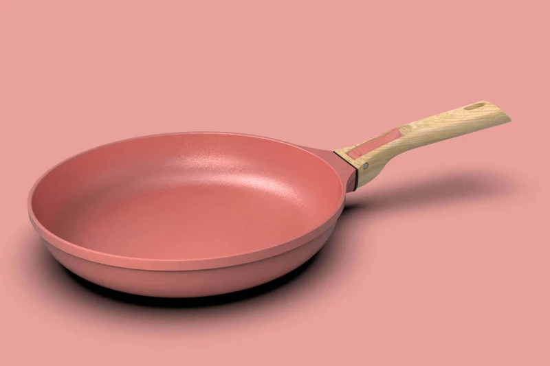 L'Incroyable Kit Cookut 2 poêles et 1 casserole à poignée amovible - guimauve