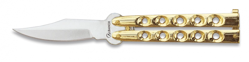 Couteau papillon or