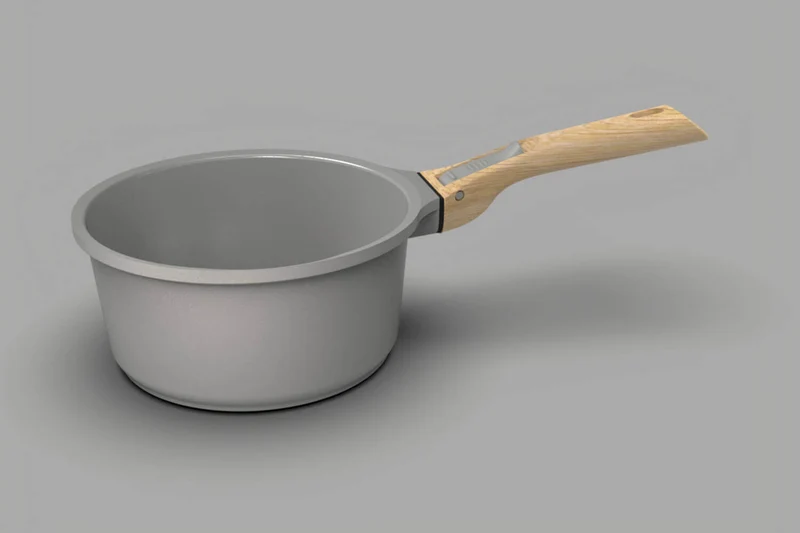 L'Incroyable Kit Cookut 2 poêles et 1 casserole à poignée amovible - perle