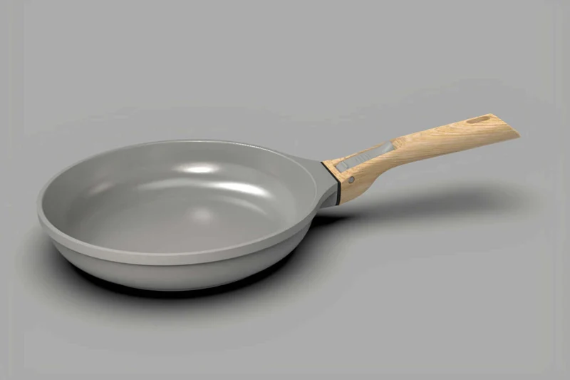 L'Incroyable Kit Cookut 2 poêles et 1 casserole à poignée amovible - perle
