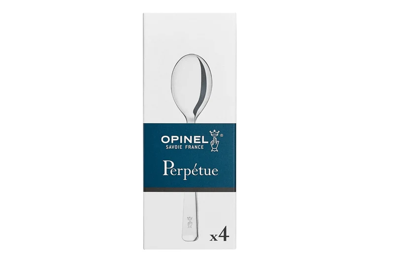 Boîte de 4 petites cuillères Opinel Perpétue tout en acier inox