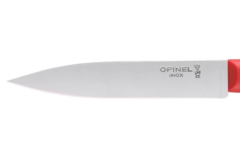 Couteau d'office Opinel Les Essentiels + n°312 lame 10cm manche en polymère rouge