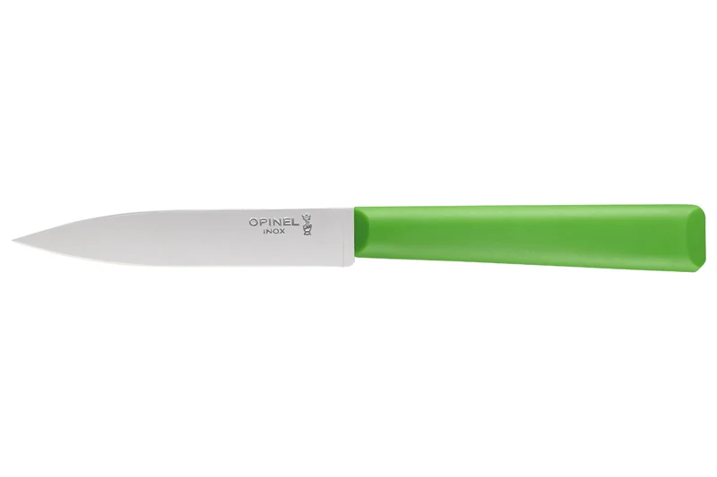Couteau d'office Opinel Les Essentiels + n°312 lame 10cm manche en polymère vert