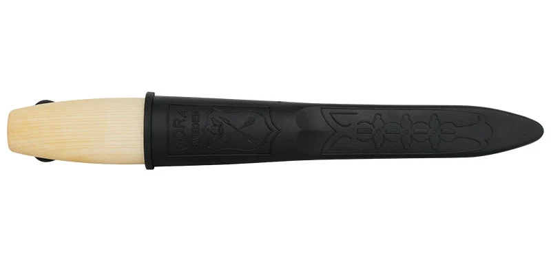 Couteau Carving droit 120 acier carbone Morakniv