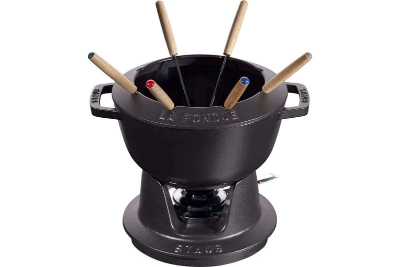 Service à fondue en fonte STAUB 20cm 6 personnes
