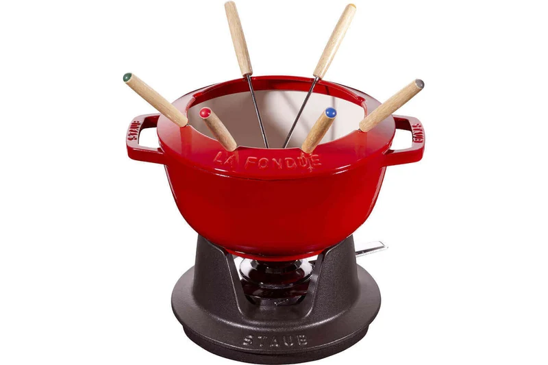 Service à fondue en fonte STAUB 20cm 6 personnes