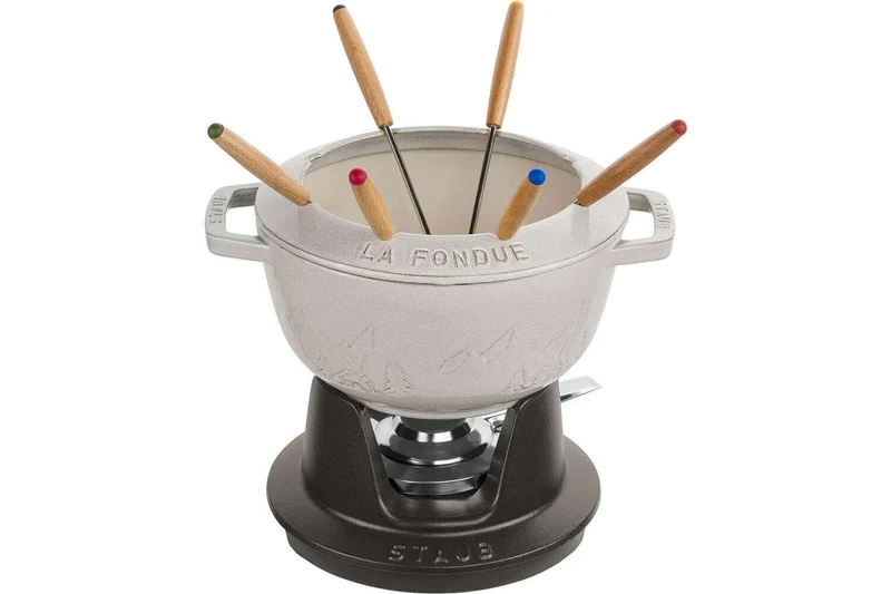 Service à fondue en fonte STAUB 20cm 6 personnes
