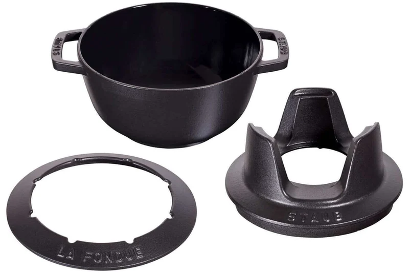 Service à fondue en fonte STAUB 20cm 6 personnes