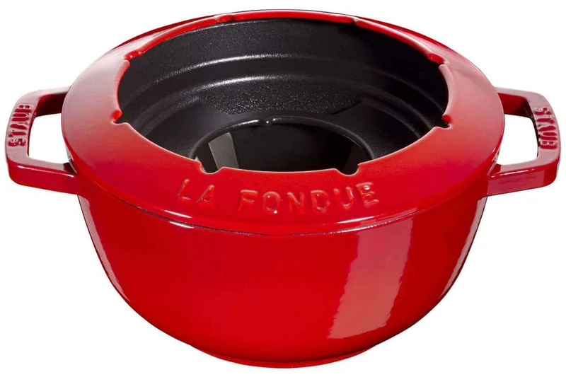 Service à fondue en fonte STAUB 20cm 6 personnes