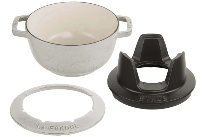 Service à fondue en fonte STAUB 20cm 6 personnes