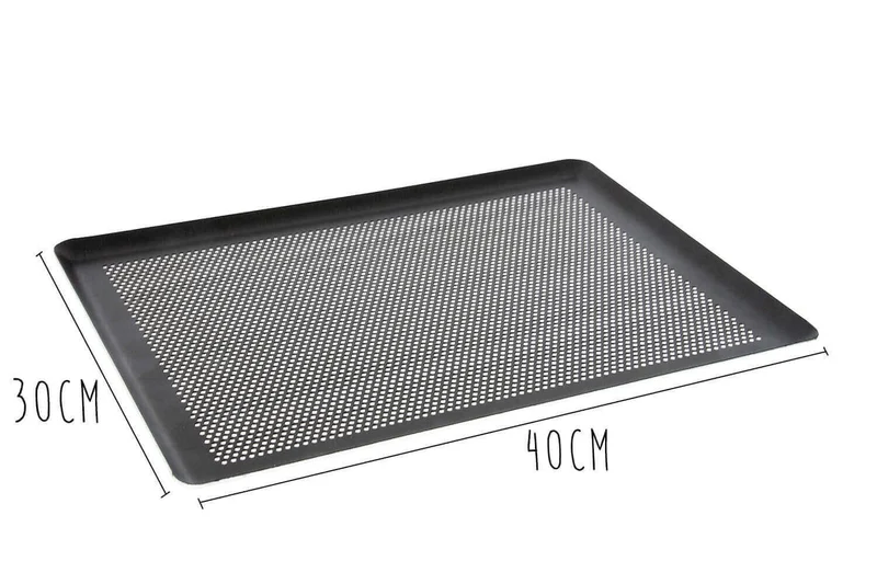 Plaque perforée anti-adhésive De Buyer en aluminium