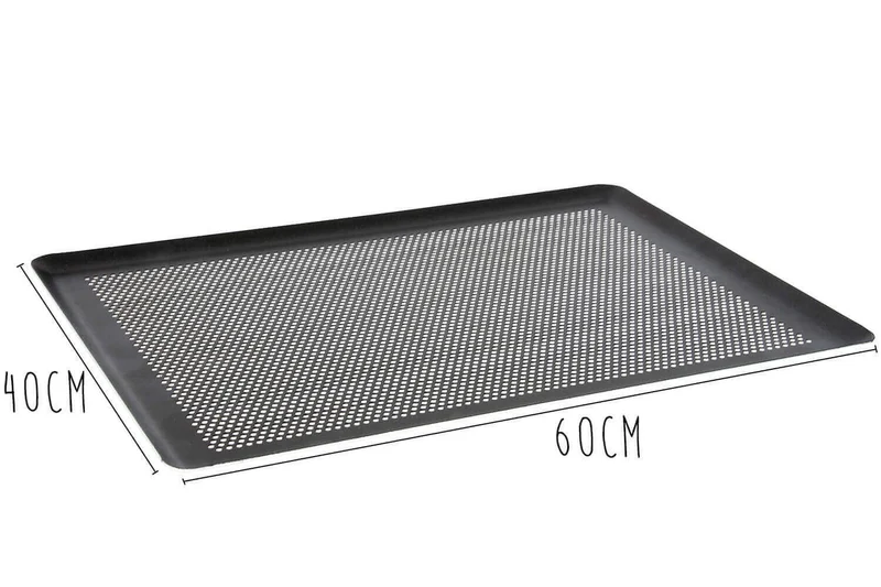 Plaque perforée anti-adhésive De Buyer en aluminium