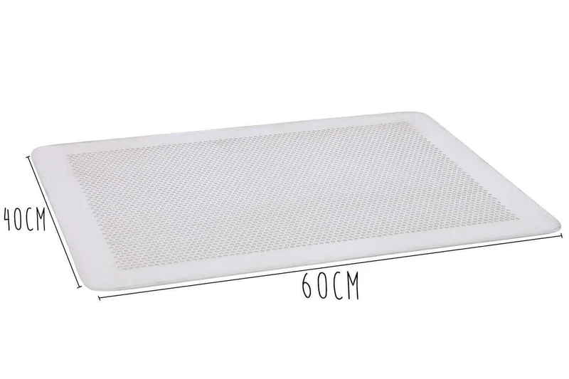 Plaque perforée en aluminium De Buyer sans rebord 1,5mm d'épaisseur