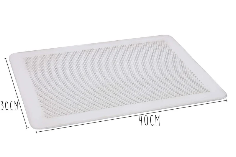 Plaque perforée en aluminium De Buyer sans rebord 1,5mm d'épaisseur