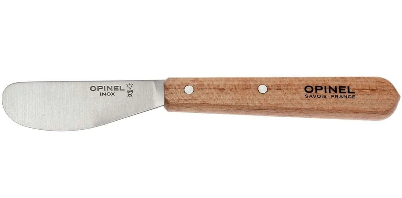 Couteau tartineur Opinel n°117 lame inox 6,5cm manche en hêtre