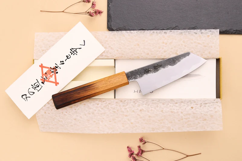 Couteau ko-bunka 13,5cm japonais artisanal Hado Sumi WS2