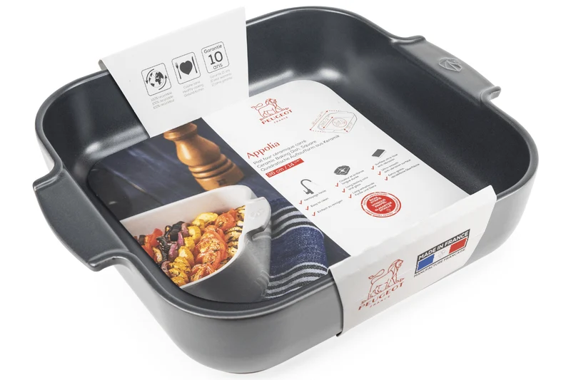 Plat four carré Peugeot Appolia en céramique ardoise