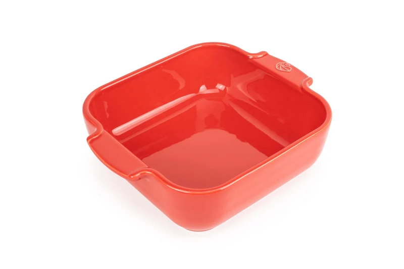 Plat four carré Peugeot Appolia en céramique rouge