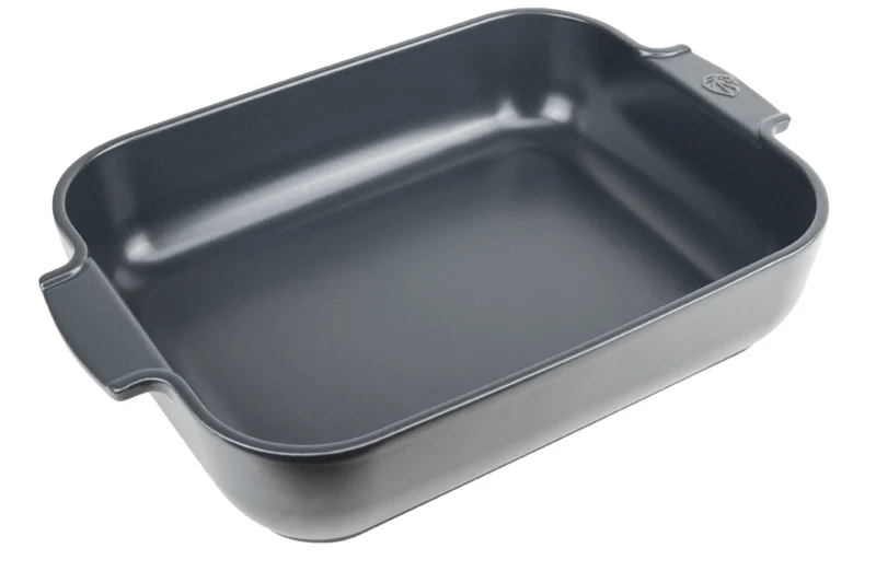 Plat four rectangle Peugeot Appolia en céramique ardoise