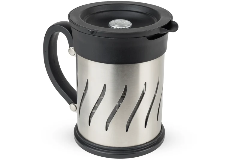 Moulin à café et cafetière à piston 2 en 1 Peugeot Paris Press en inox / ABS 15cm