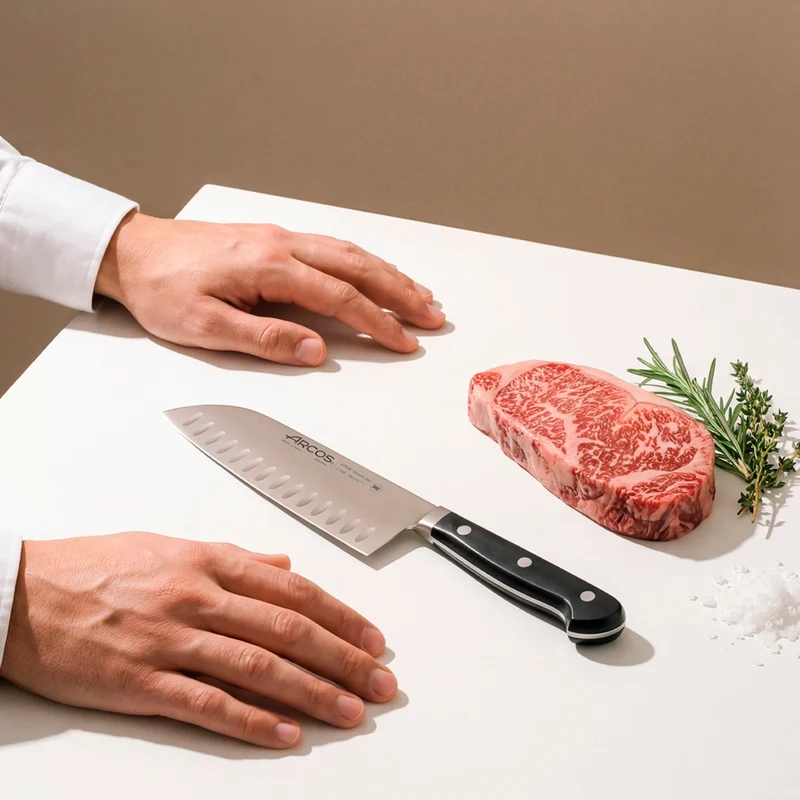 Cuchillo Santoku Serie Classic Pro 180 mm