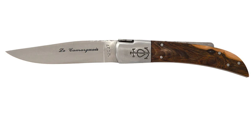 Couteau N°12 Trident soudé Pistachier Le Camarguais