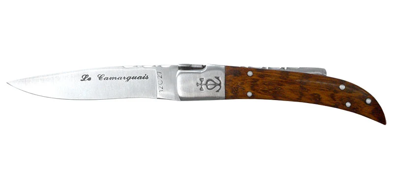 Couteau N°12 Trident soudé Amourette Le Camarguais
