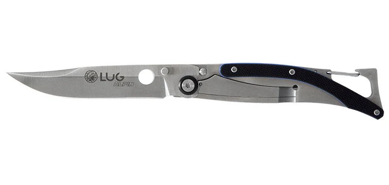 Couteau Pliant SP1S Noir/Bleu Lug