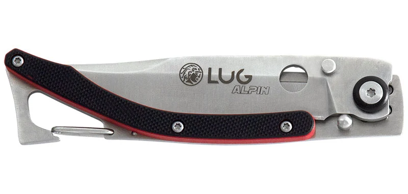 Couteau SP1S Noir/Rouge Lug