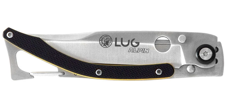 Couteau SP1S Noir/Jaune Lug