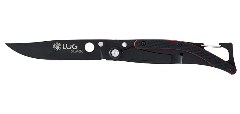 Couteau Pliant SP1T Noir/Rouge Lug