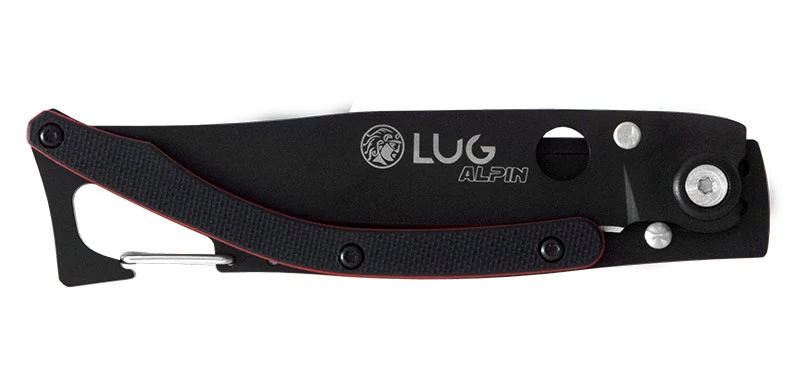 Couteau Pliant SP1T Noir/Rouge Lug