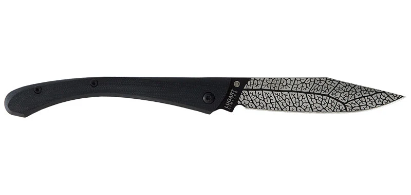 Couteau de Poche C63 Feuille Noir Lug