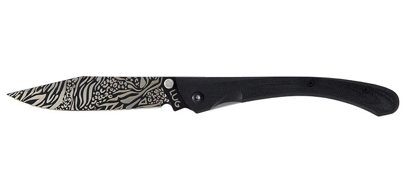 Couteau Pliant C63 Animal Noir Lug