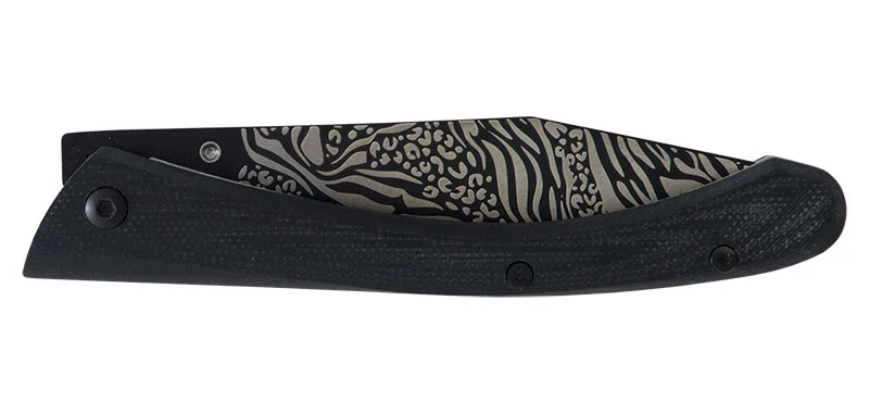 Couteau Pliant C63 Animal Noir Lug